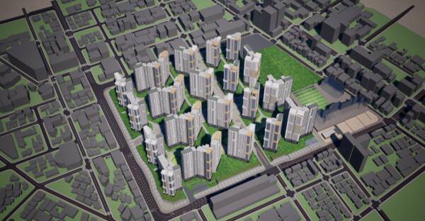 부천 도당 1-1구역 재개발 정비사업 조감도.도당 1-1구역 재개발 정비사업조합 제공