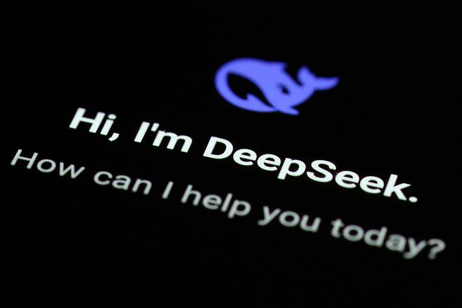 중국 인공지능(AI) 챗봇 서비스 ‘딥시크’(DeepSeek). [로이터]