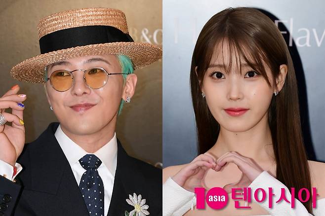 지드래곤, 아이유/ 사진=텐아시아 사진 DB