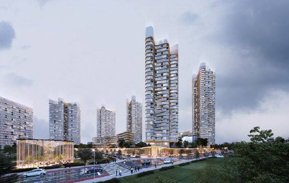 디에이건축사사무소 컨소시엄이 제안한 성수전략정비구역 4지구 설계안.(사진=디에이건축사사무소 홈페이지)