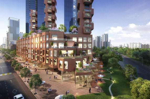 유현준건축사사무소가 제시한 여의도 광장아파트 재건축 설계안.(사진=유현준건축사사무소 홈페이지)