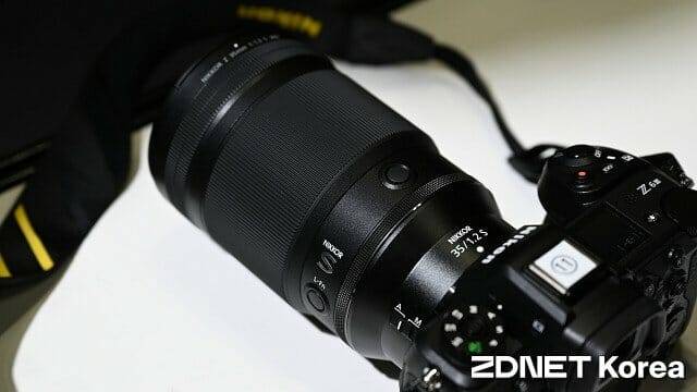 니코르 Z 35mm f/1.2 S 렌즈. (사진=지디넷코리아)