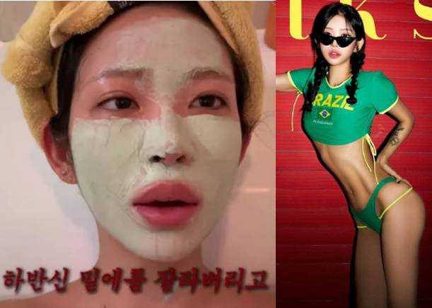 탄탄한 몸매를 드러낸 바디프로필 사진을 공개해 화제를 모은 최준희가 극심한 골반 통증을 호소했다. [사진=최준희 유튜브 영상 캡처/최준희 인스타그램]