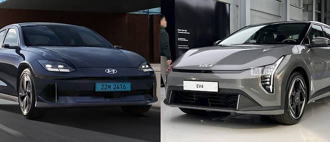 사진 : 현대차 아이오닉 6, 기아 EV4