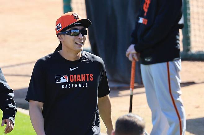 ▲ 2일 LA 다저스와 시범경기에 선발 출전할 가능성이 높은 이정후 ⓒ연합뉴스