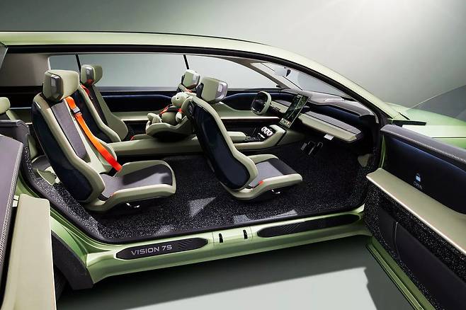 스코다 비전 7S 콘셉트카 실내