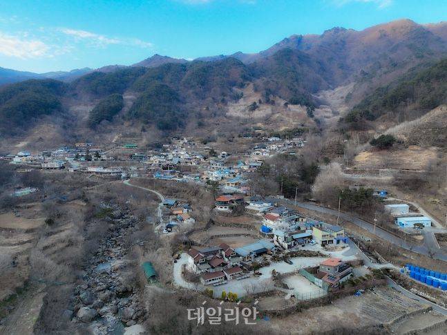 하동 별천지 생태마을 중 하나인 의신마을 전경. ⓒ데일리안 배군득 기자