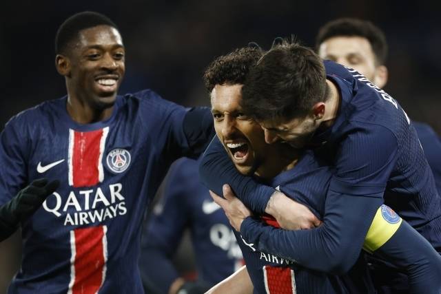 마르키뇨스의 득점은 쐐기골과 같았다. PSG는 그의 활약에 릴을 잡았다. 사진=EPA=연합뉴스 제공