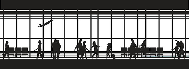 보안검색에서 비행기 탑승까지 15분 정도면 된다는 ‘공항이론’이 등장해 눈길을 끌고 있다. 게티이미지뱅크