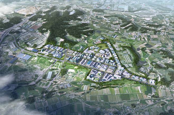 현대차 배터리 생산 라인이 들어설 안성 제5 일반산업단지