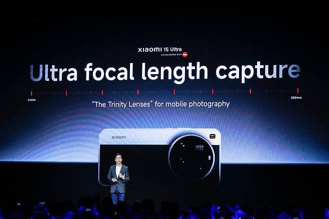 [바르셀로나(스페인)=뉴시스] 샤오미가 신작 샤오미15 울트라를 공개했다. (사진=샤오미 제공) *재판매 및 DB 금지