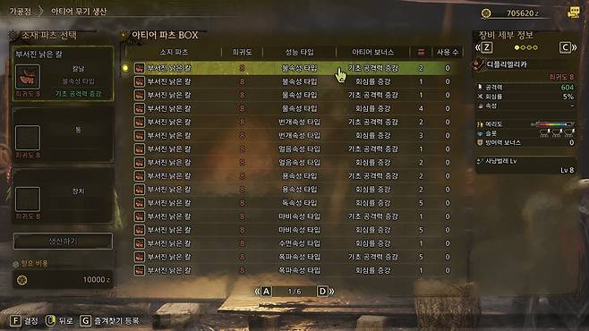 - 모아둔 파츠들을 이용해 조합하는 방식이다