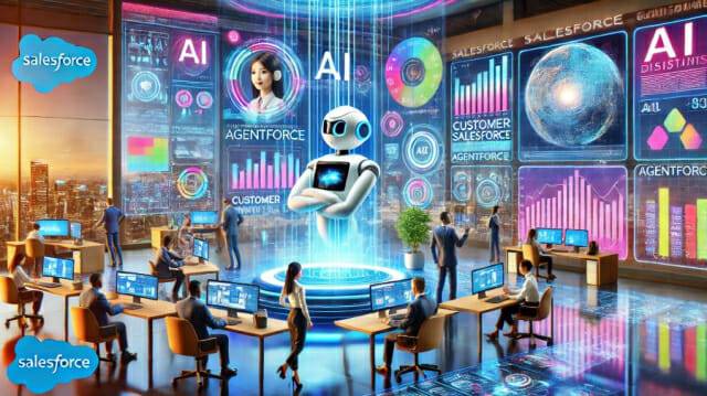 세일즈포스의 4분기 매출이 시장 예상치를 밑돌았지만, 향후 매출 성장세가 가속할 것이란 전망이 나왔다. (사진=챗GPT)