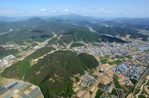 지난달 18일 우리나라 다섯 번째 고도로 지정된 고령군 시가지와 주산성 전경. 국가유산청 제공