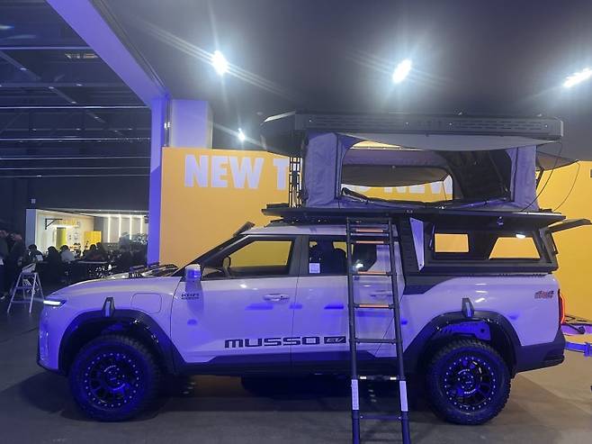 무쏘 EV 측면. 사진=이상진