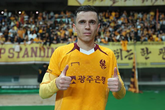 아사니(광주). 사진=한국프로축구연맹
