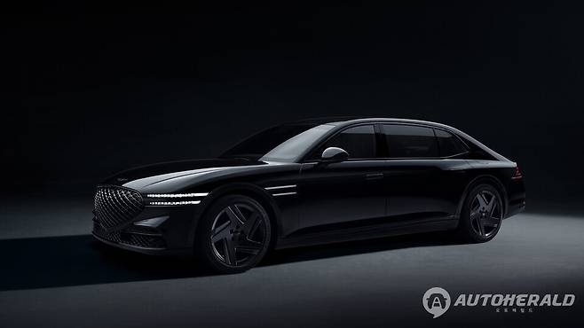 제네시스 G90 롱휠베이스 블랙. (현대자동차)
