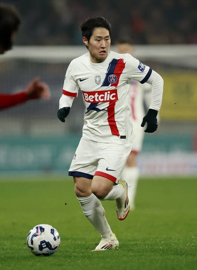 파리생제르맹(PSG) 이강인. 로이터=연합뉴스&nbsp;