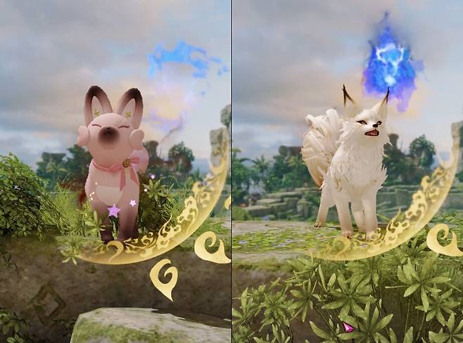 ▲ 기본 스킨과의 비교 스크린샷