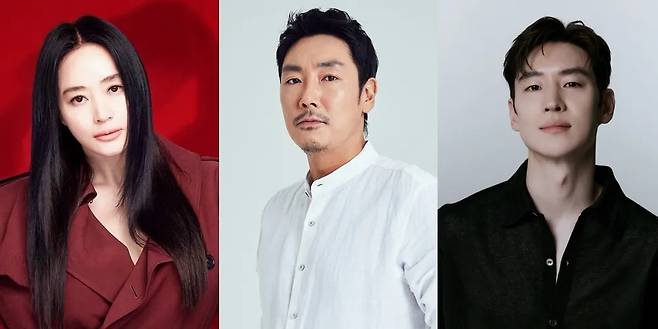 From left: Kim Hye-soo, Cho Jin-woong and Lee Je-hoon (Hodu & U Entertainment, Saram Entertainment and Company On)