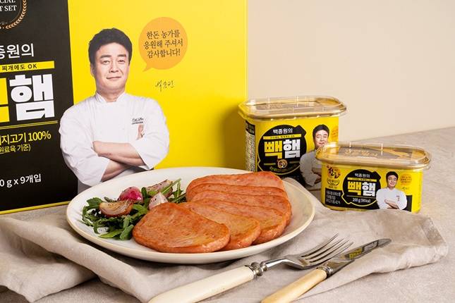 지난 2월 더본코리아가 출시한 빽햄 선물세트./사진제공=더본코리아