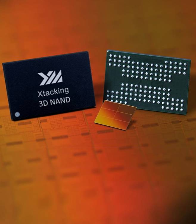 YMTC는 64단 낸드부터 자사 특허 기술 ‘엑스태킹(Xtacking)’을 적용해왔다. [YMTC]