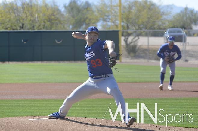 (다저스 시절의 최현일)