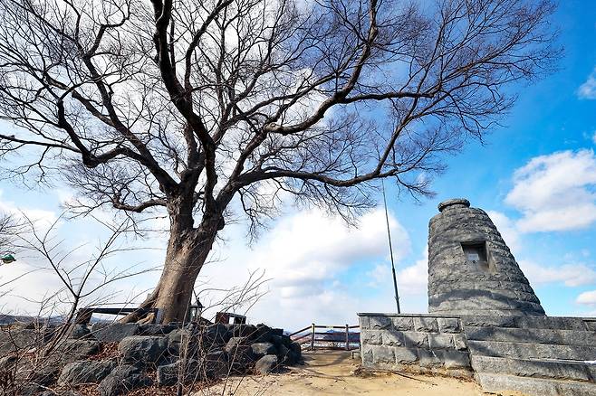 옥녀봉 봉수대[사진/임헌정 기자]