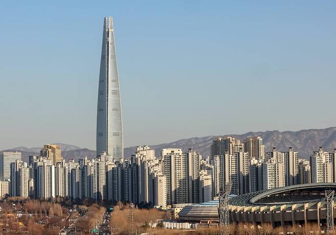 잠실 엘스, 리센츠, 트리지움, 레이크팰리스 아파트.  사진=한경DB