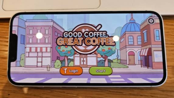 아이폰16e로 게임 실행 화면. 왼쪽 노치 부분이 살짝 거슬린다./사진=김승한 기자