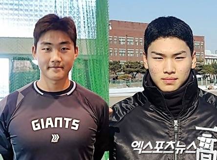 롯데 자이언츠 신인 좌완 김태현이 학교 직속 후배 광주일고 김성준을 응원했다. 엑스포츠뉴스 DB