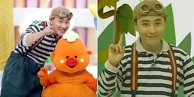 2000년대 방영됐던 인기 어린이 프로그램 '방귀대장 뿡뿡이' 1대 짜잔형을 맡았던 배우 권재환이 '오징어게임 시즌2'에 45번 참가자로 출연했다는 소식이 전해져 화제다./사진=EBS1 '방귀대장 뿡뿡이'