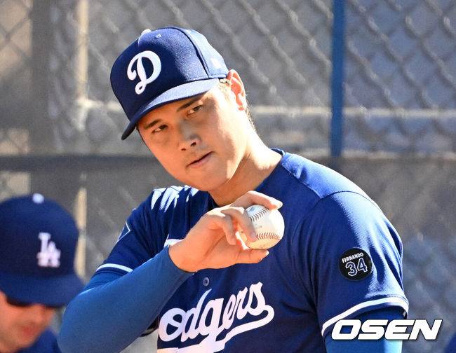[OSEN=이대선 기자] LA 다저스 오타니 쇼헤이. 2025.02.26 / sunday@osen.co.kr