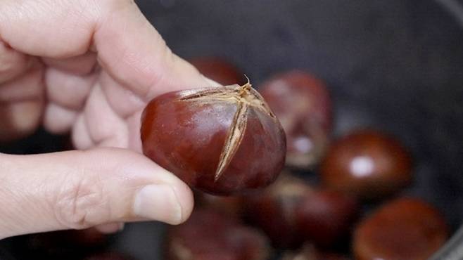 밤껍질 잘 까지게 삶는법