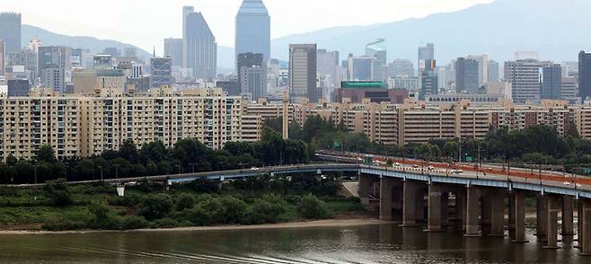 서울 강남권 아파트 전경. [매경DB]