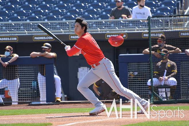 (전 소속팀 LA 에인절스 시절의 오타니 쇼헤이)