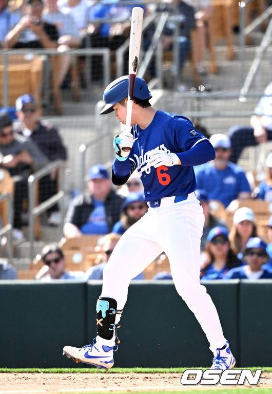 [OSEN=이대선 기자] LA 다저스 김혜성. 2025.02.21 / sunday@osen.co.kr