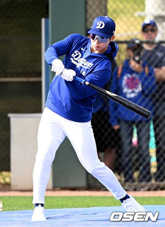 [OSEN=이대선 기자] LA 다저스 김혜성. 2025.02.17 / sunday@osen.co.kr