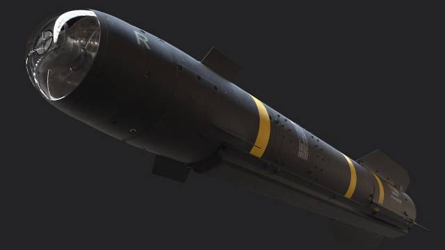 ‘헬파이어 로미오“는 반능동 레이저유도방식의 대전차미사일로 기존의 헬파이어 II와 외견은 유사하다. 사진 제공=Art Station