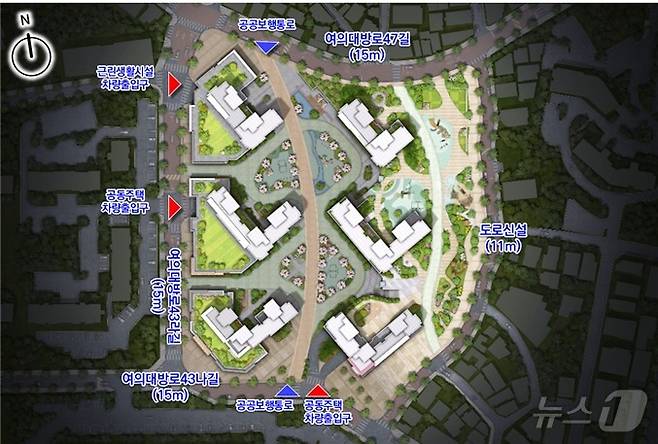 영등포구 서울지방병무청역세권 배치도(서울시 제공)