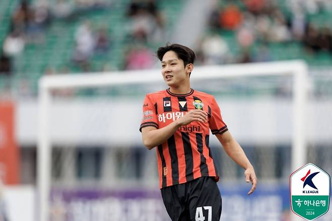 2024시즌 양민혁이 47번을 달고 K리그 무대를 누볐다. 사진=프로축구연맹
