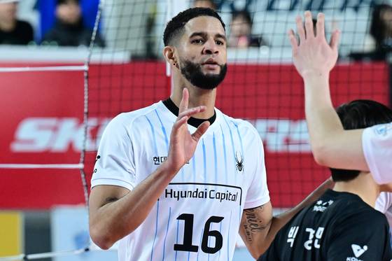 V리그 남자부 통산득점 1위로 올라선 현대캐피탈 레오. 사진 KOVO