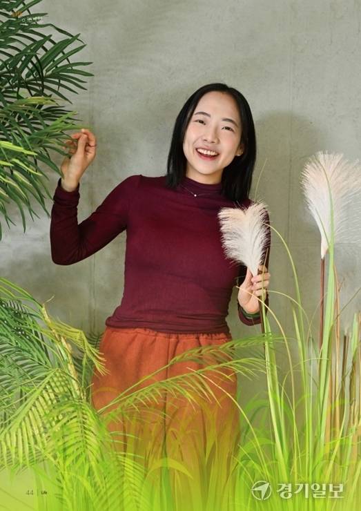 환경인플루언서 홍다경. 홍기웅기자