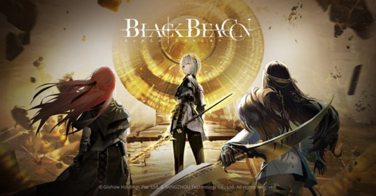 하이브 적용 예정인 모바일 서브컬쳐 액션 RPG '블랙비콘' 메인 이미지. 자료 제공 : 컴투스플랫폼