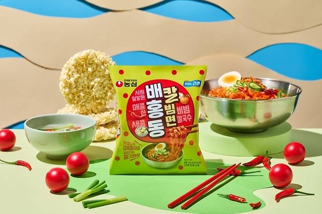 농심 배홍동칼빔면. [사진 = 농심 제공]