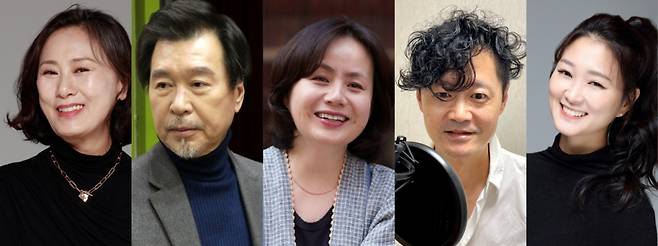 오디오펍과 협업 중인 성우진/사진제공=오디오펍