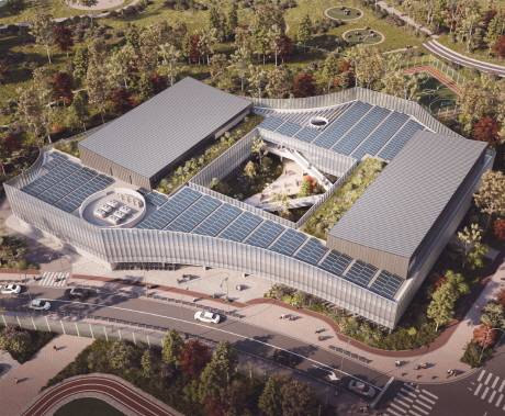 운정 다누림 노인장애인복지관 조감도. /사진제공=파주시