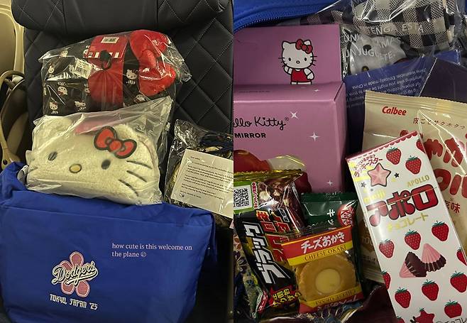 타니(다나카) 마미코의 선물. 사진=니콜 반스 SNS