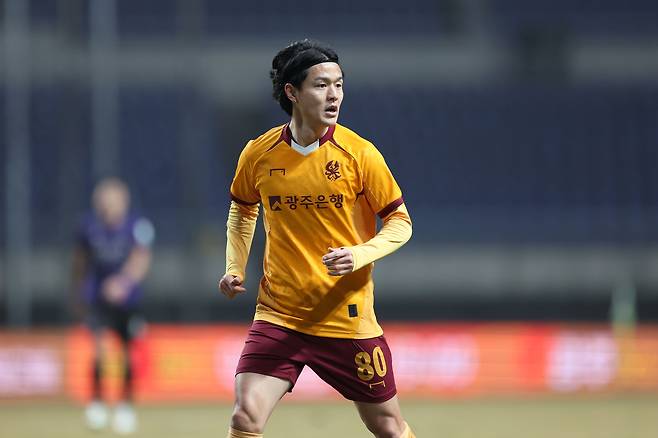 광주FC 미드필더 주세종. 프로축구연맹 제공