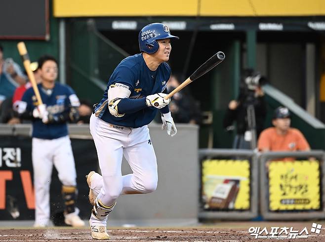 NC 외야수 박시원은 이호준 신임 감독의 많은 기대를 받고 있다. 특급 유망주인 그는 올해 잠재력을 터트릴 수 있을까. 엑스포츠뉴스 DB